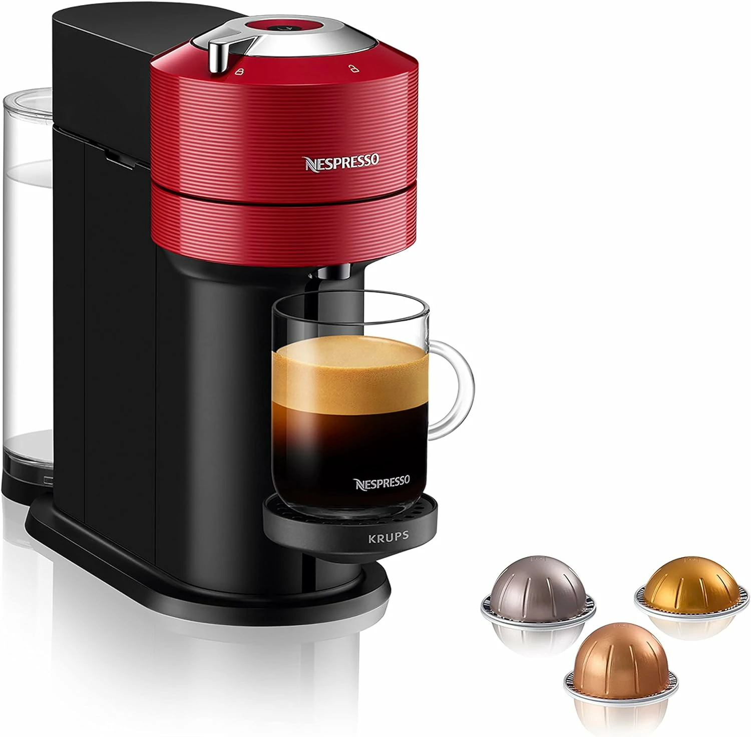 Cafetera Krups Nespresso VERTUO Next, perfecta para disfrutar de un café de calidad en casa.