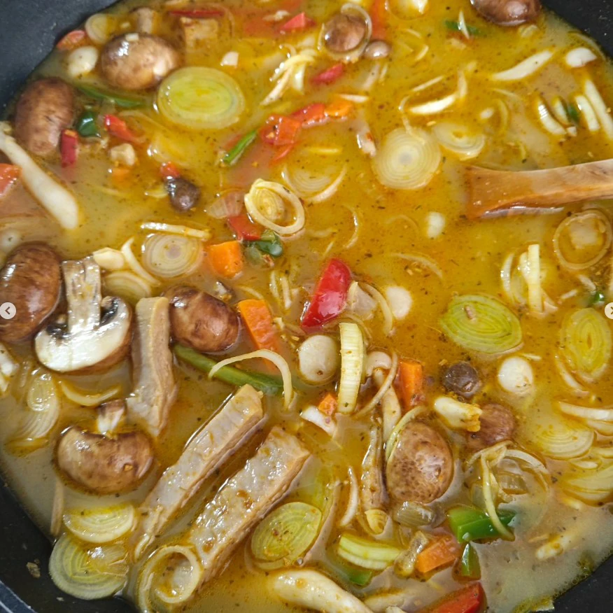 ramen casero con Just Spices vida sana con shigo